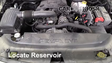 2019 Ram 1500 Big Horn 5.7L V8 Crew Cab Pickup Líquido limpiaparabrisas Agregar líquido